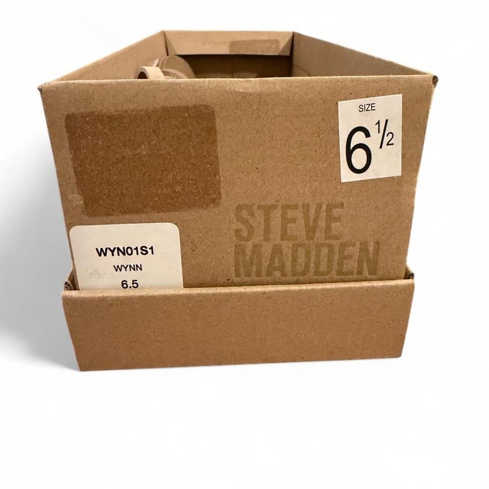 Steve Madden Wynn Tan Leather Lace Up Gladiator Sandals Square Toe WYN01S1 6.5 - Picture 5 of 6